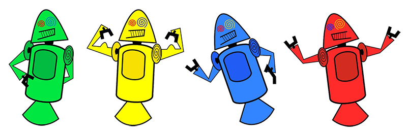 Imagens dos Androids